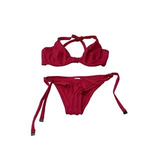 SEAFOLLY Women's 2‎ Pieces Bikini Pink Size 10 NWOT